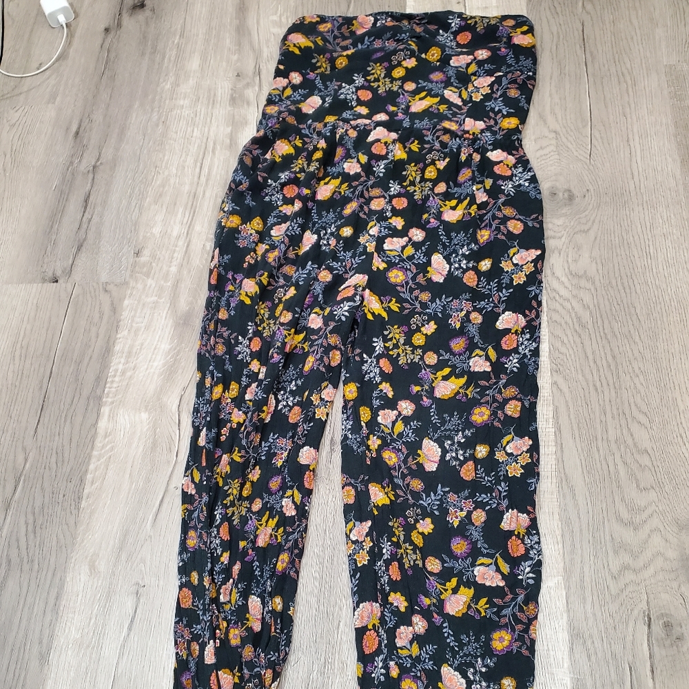 Strapless Floral Jumpsuit ♡